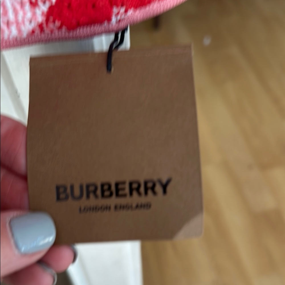 Burberry Pink and Red Knitwear